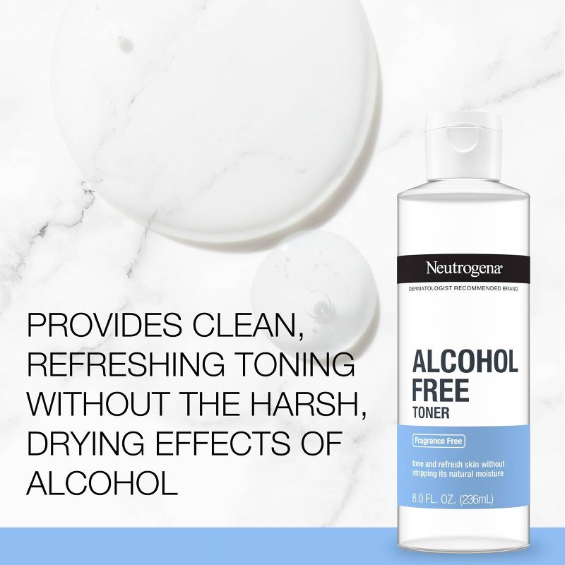 Neutrogena Alcohol-Free Gentle Daily Facial Toner - Fragrance Free - 8 fl oz, 6 of 12