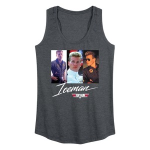 Women's - Top Gun - Iceman Graphic Racerback Tank - 1 of 4