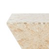 Calypso Sunburst Mosaic Stool - Multi/Beige - Safavieh - 2 of 4