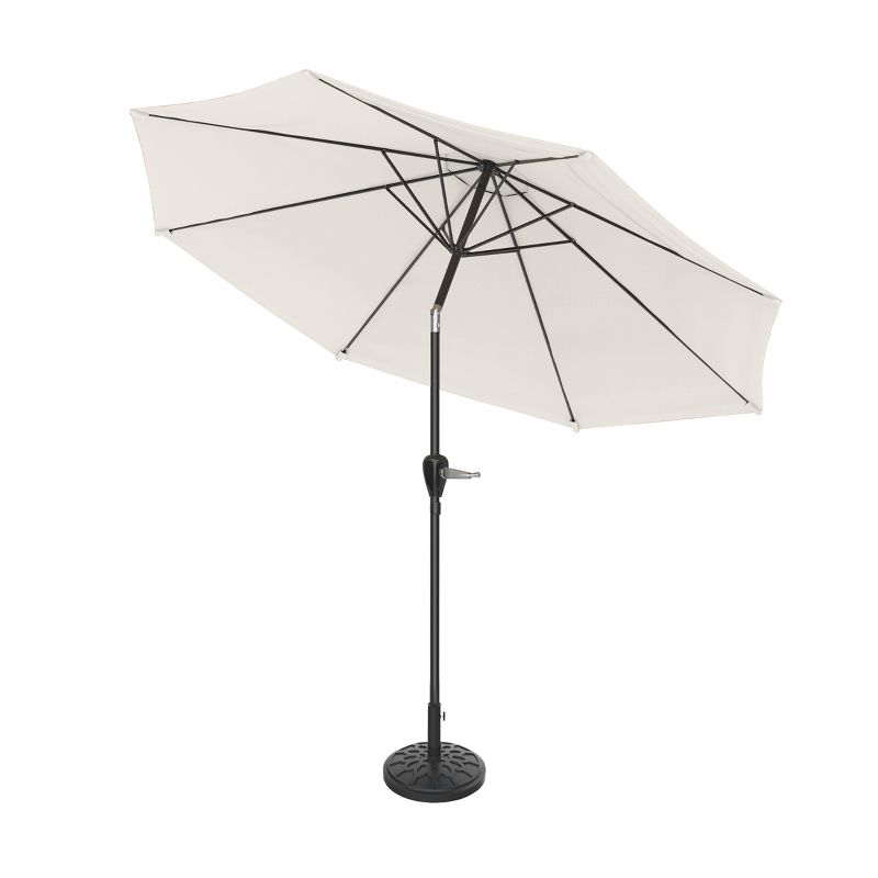 Nature Spring Auto-Tilt Patio Umbrella - 10-Foot, Tan, 3 of 10