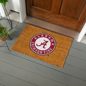 EvergreenNCAAAlabama Crimson Tide Logo Natural Coir 28 x 16 Inches Indoor Outdoor Doormat - 1 of 4