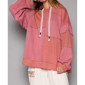 Women's Balloon Sleeve Cut Sew Sweater Knit Top - POL - 1 of 4