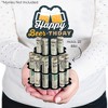 Big Dot of Happiness Cheers and Beers Happy Birthday - DIY Birthday Party Money Holder Gift - Cash Cake - 2 of 4