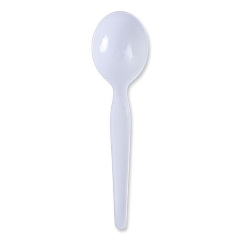 Boardwalk Heavyweight Polystyrene Soup Spoon, White, 1000/carton - image 1 of 4