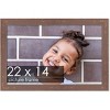 PosterPalooza | Shabby Chic Brown Picture Frame - UV Acrylic, Backing Board, Hanging Hardware Included - 2 of 4