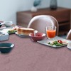 Unique Bargains Table Runner 157.48"L x 35.43"W Wine Red 1 Pc - 2 of 4