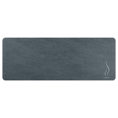 Unique Bargains Modern Waterproof Cushioned Non-skid Kitchen Mat Set Of 1  Navy Blue-2 18 X 47 : Target