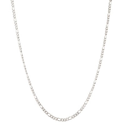 Tiara Gold Over Silver 24 Figaro Chain Necklace : Target