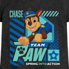 Girls' - Paw Patrol - Chase Team Paw Fitted Short Sleeve Graphic T-Shirt - 2 of 4