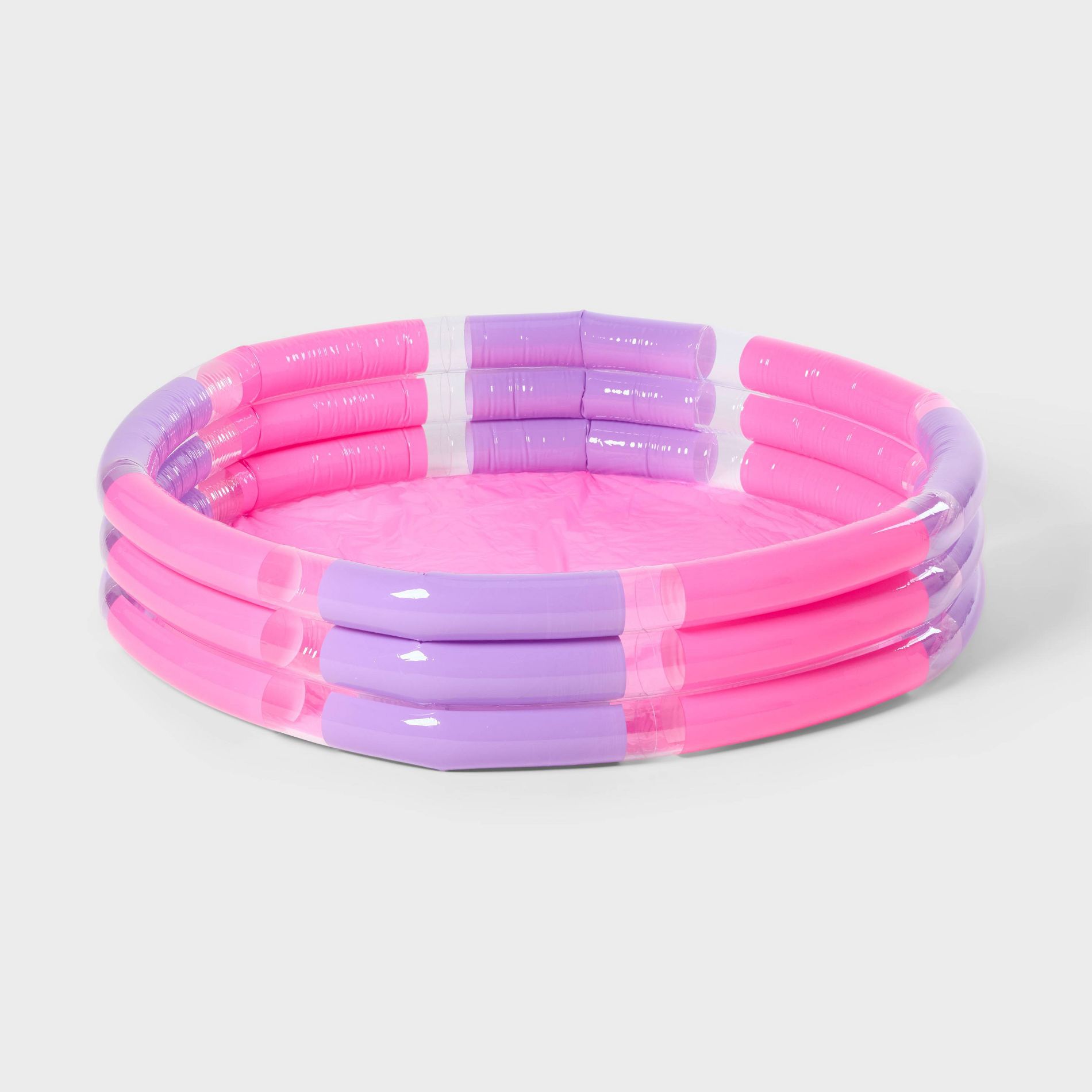 3 Ring Pool - Sun Squad™ Pink: Inflatable Water Park for Kids