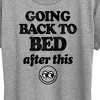 Women's - Instant Message - Going Back To Bed After This Short Sleeve Graphic T-Shirt - 2 of 4