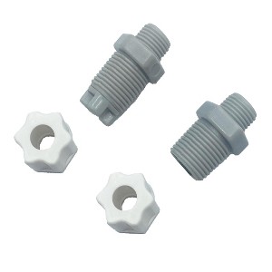 Poolzilla Feeder Check Valve and Inlet Fitting Assembly - Compatible with Hayward CLX220EA, CL200, CL220 Feeders - 1 of 4