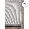 Fab Habitat Machine Washable Hand Woven Denver Rug Gray - 4 of 4