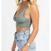 Women's SWEATER V-NECK CROP TANK - ENDLESS BLU. - 4 of 4