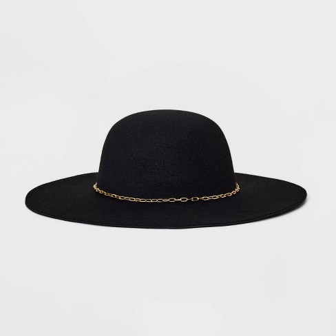 Women's Black Felt Hat  Accessories at Katydid Wholesale