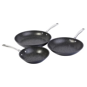 Curtis Stone Dura-Pan+ 3-piece Frypan Set Refurbished - 1 of 3