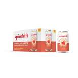 Spindrift Peach Strawberry Sparkling Water - 8pk/12 fl oz Cans