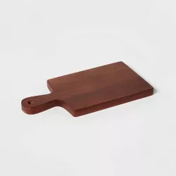 10" x 5" Wooden Single Serve Mini Cheese Board - Threshold™