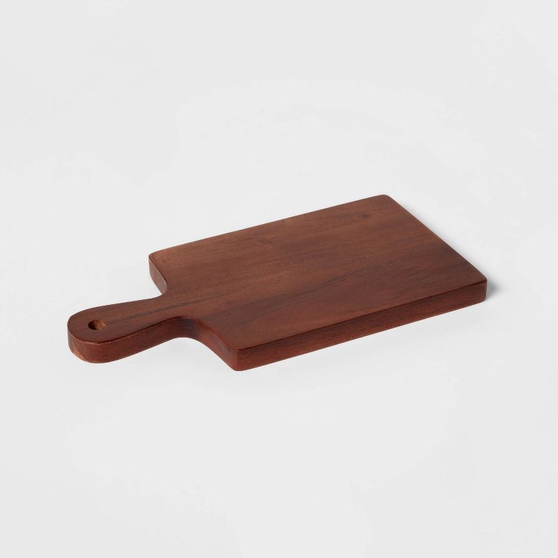10&#34; x 5&#34; Wooden Single Serve Mini Cheese Board - Threshold&#8482;, 1 of 12