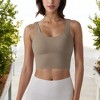 Anna-Kaci Active Women's Longline Sports Bra with Wide Straps and Scoop Neck - 3 of 4