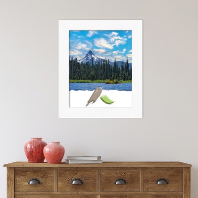 Cabinet White Matte Polystyrene Wall Picture Frame