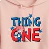 Women's - Dr. Seuss - American Thing One Cropped Graphic Hoodie - 2 of 4