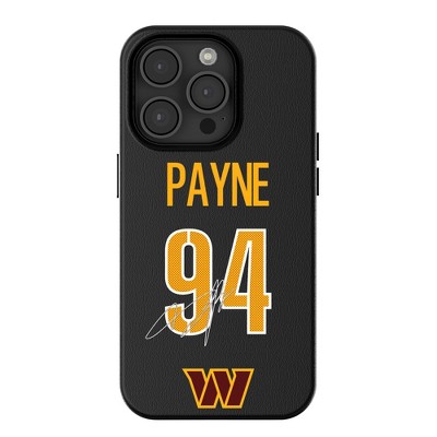 Keyscaper NFL Washington Commanders Players Game Tactic MagSafe Compatible Cell Phone Case for Apple iPhone
