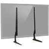 Mount-It! Universal TV Stand Base Replacement | Table top Pedestal Mount Fits 32 - 60 inch LCD LED Plasma TVs | 110 Lbs. Capacity | VESA 800 x 400 mm - image 2 of 4