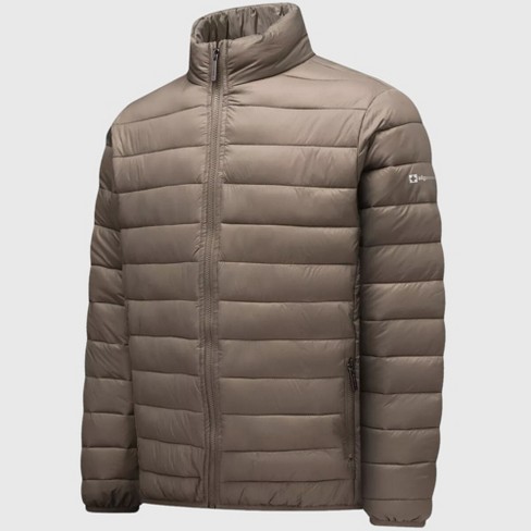 Alpine Swiss Niko Mens Down Alternative Jacket Puffer Coat Packable Warm Insulation Lightweight Taupe Med Target