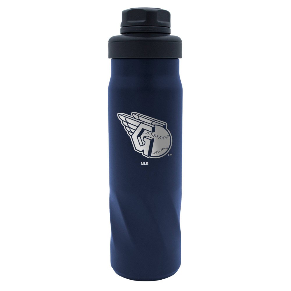 Photos - Glass MLB Cleveland Guardians 20oz Stainless Steel Water Bottle 