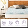 NapQueen 2" Swirl Egg-Shell Cooling Gel Memory Foam Mattress Topper - 3 of 4