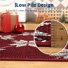 Christmas 2'x3' Entryway Rug Machine Washable Rugs Indoor Door Mat Front Door Rug Snowflake - 2 of 4