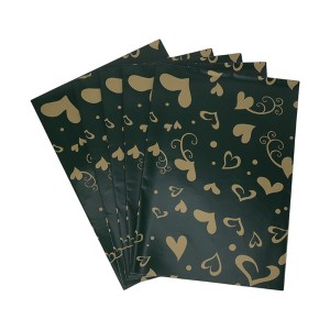 Unique Bargains Gift Wrap Paper Glossy Coated Paper 27.56 x 19.69" 5Pcs - 1 of 4