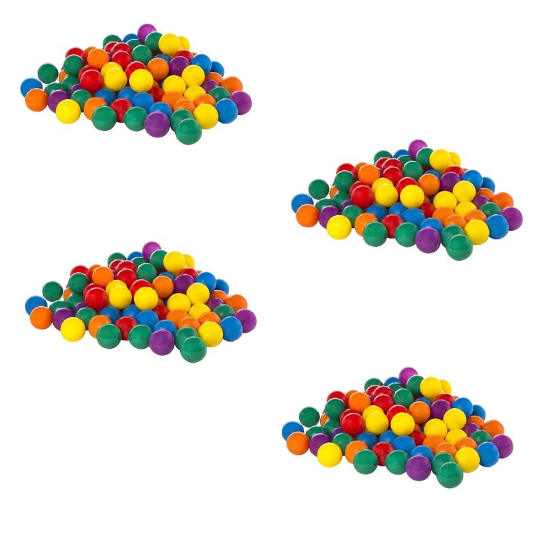 Intex 100-Pack Large Plastic Multi-Colored Fun Ballz For Ball Pits (4 Pack), 1 of 7