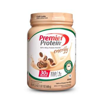 Premier Protein 100% Whey Protein Powder - Café Latte - 17 Serve