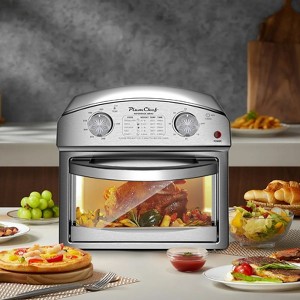 FONTOI Toasters Oven&Air Fryer, 7-in-1 Convection Toaster Oven with 5 Pre-set Cooking Options for Home Kitchen, Silver, 12.09"*12.6"*11.42" - 1 of 4