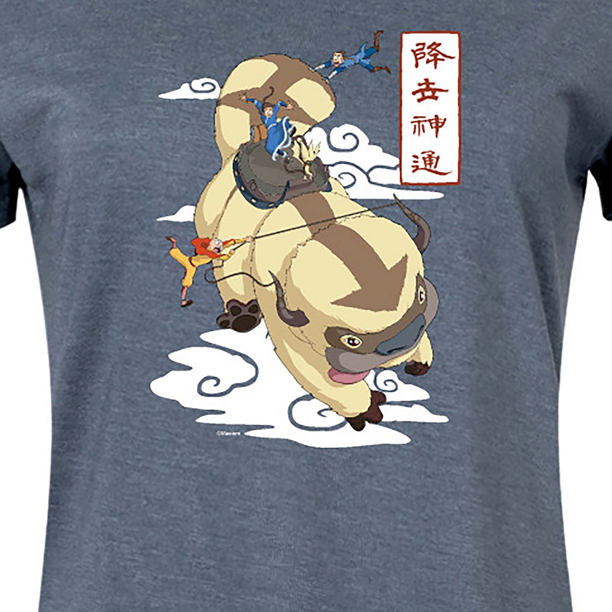 Women's - Avatar - The Last Airbender - Appa Flying Graphic T-shirt Dress - thumbnail 2