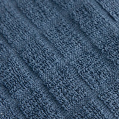 Federal and Graphite Cotton Terry Kitchen Towel and Dish Cloth Set, 12 Pack