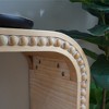 Wooakway 59"W*32"H*14"D Beaded Wood Console Table Retro Sofa Table Farmhouse Entryway Table Rustic Hallway Table Vintage TV Stand Natural Wood - 4 of 4