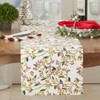 Saro Lifestyle Red Berry Delight Table Runner, 14"x72", Multicolored - 3 of 3
