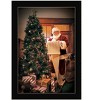 HomeRoots Naughty Or Nice Black Framed Print Wall Art - 4 of 4