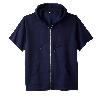 Cottonhood Short Sleeve Zip Hoodie – Lightweight Jersey, Slim Fit, Unisex Zip-Up Tee Hoodie - View #6