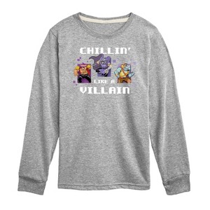Boys' - Teenage Mutant Ninja Turtles - Chillin Like A Villain Long Sleeve Graphic T-Shirt - 1 of 4