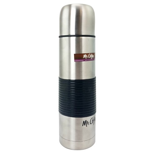 Mr. Coffee 12.5 Ounce Stainless Steel Insulated Thermal Travel Mug in Blue