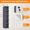 Mlezan 71" Metal Locker: Steel Storage for Bedroom, Gym, School, Office, or Garage.Ideal for Employee or Personal Use. - 3 of 4