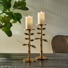 Plum & Post Brier Candle Stands, Set Of 2 - 2 of 3