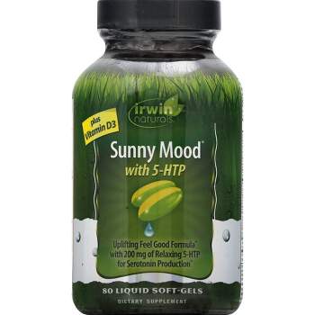 Irwin Naturals Sunny Mood 5-HTP Dietary Supplement Softgels - 80ct