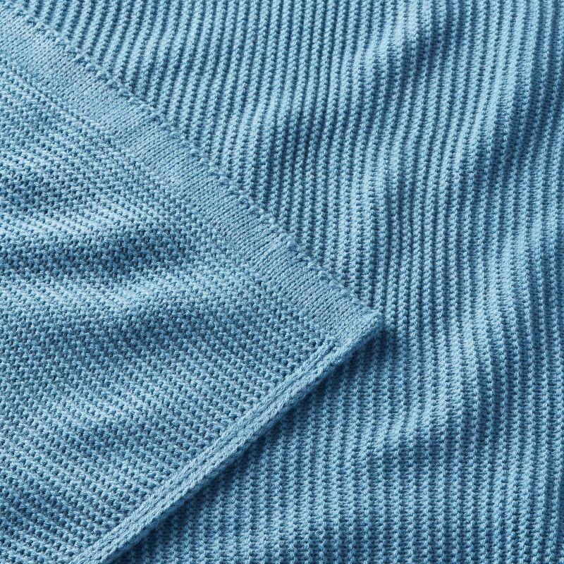Knit Baby Blanket - Blue - Cloud Island&#8482;, 4 of 6