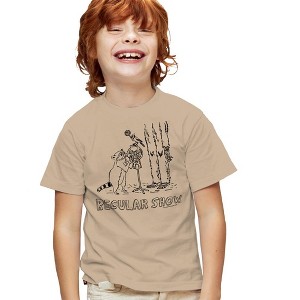 Boys' Short Sleeve the Regular Show Tattoo Art T-Shirt - 1 of 4