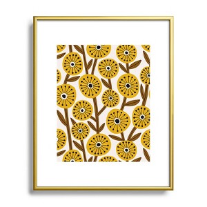 Alisa Galitsyna Mid Century Garden Metal Framed Art Print - Deny Desings - 1 of 3